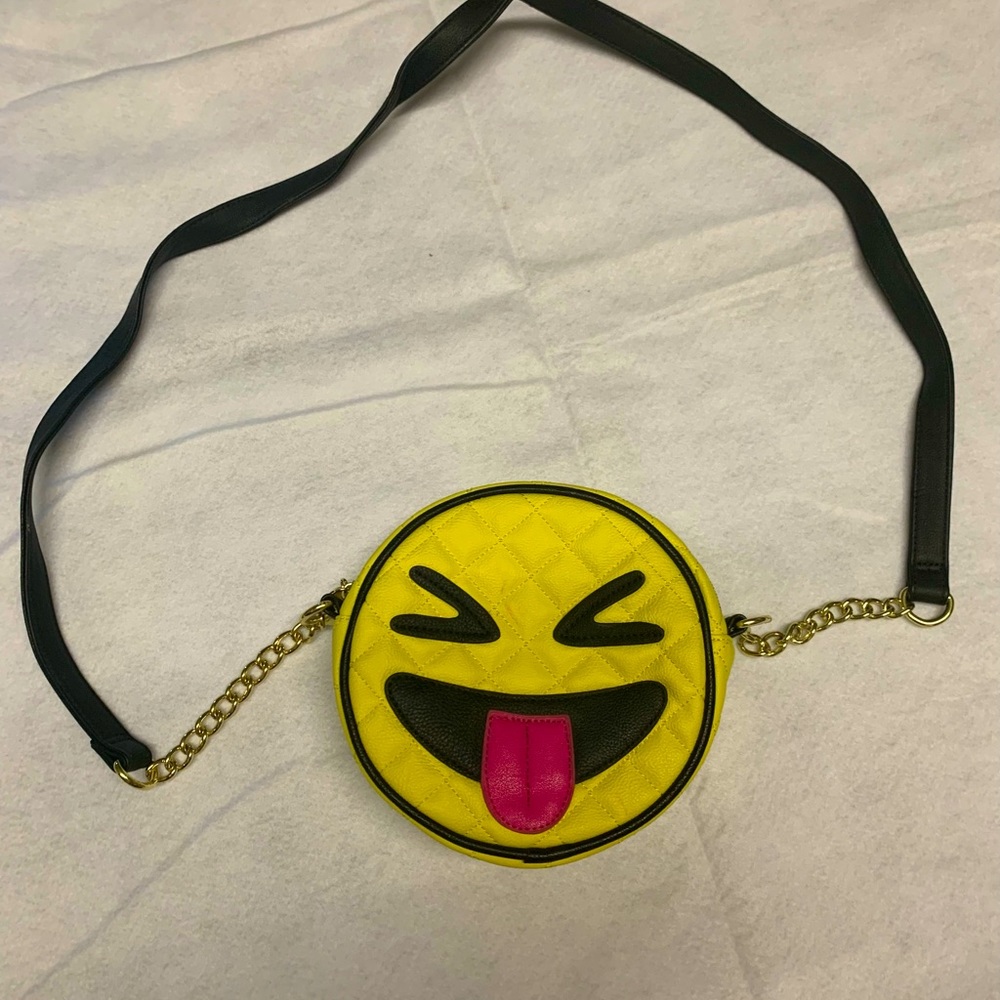 Betsey Johnson emoji crossbody bag